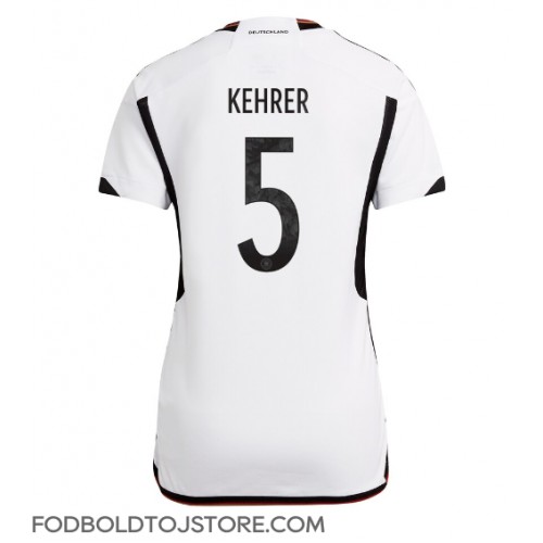 Tyskland Thilo Kehrer #5 Hjemmebanetrøje Dame VM 2022 Kortærmet